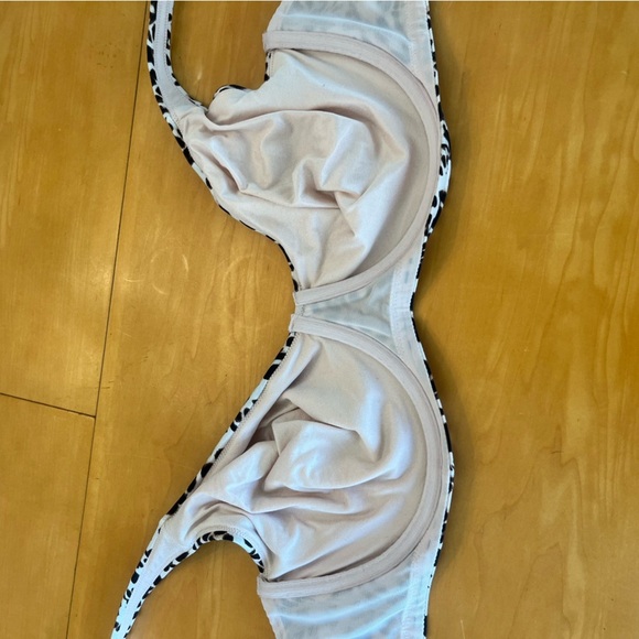 Cacique 46C Animal Print Leopard Underwire Bra - Picture 8 of 13